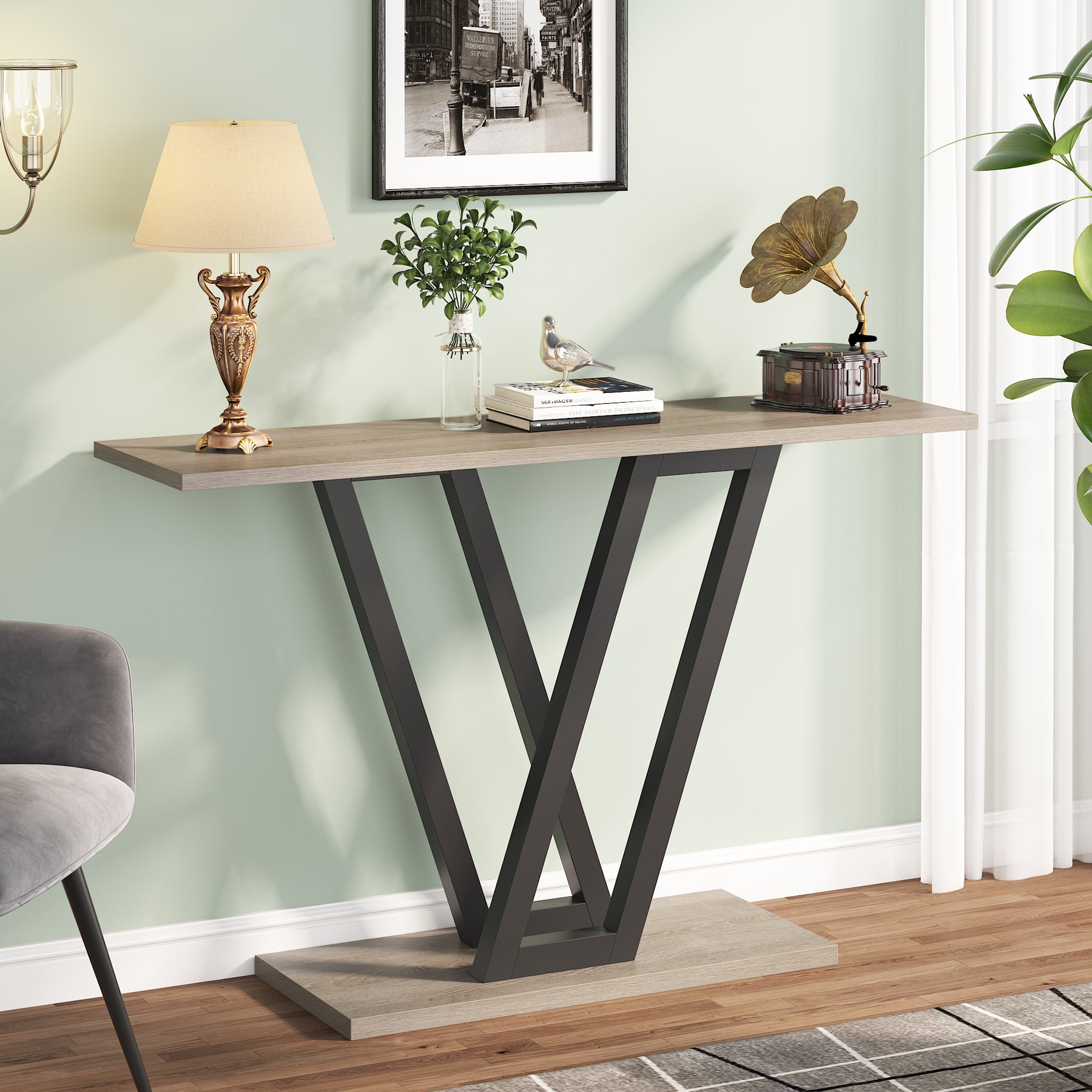 43 Inch Console Table Entryway Table